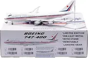 Pre-Built Model Aircraft 35CM 1/200 Scale Realistic Airplane Model China Airlines for Boeing B747-400 B-162 Collectible Aircraft Model Miniature Airplane Model