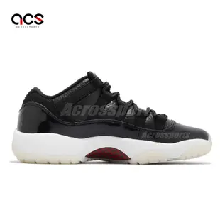 Nike 休閒鞋 Air Jordan 11 Retro Low GS 大童 女鞋 黑 白 11代 72-10 528896-001