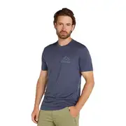 Icebreaker Men's 150 Tech Lite Short Sleeve Back Pack - Graphite