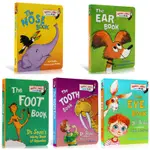 預購-英文原版 蘇斯博士 DR.SEUSS 兒童繪本5冊套裝 寶寶身體認知啓蒙紙板書 THE FOOT BOOK