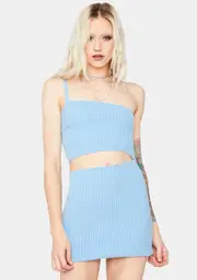 Change My Ways One Shoulder Cutout Dress