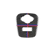 Red Blue Car F Chassis Cigarette Lighter Cover Panel Carbon Fiber Decorative Sticker For Bmw Mini Cooper F55 / F56 / F57