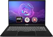 MSI Summit A16 AI+ (2024) 16” QHD+ 165Hz 2-in-1 Touchscreen Laptop: AMD Ryzen AI 9-365, Radeon Graphics, 32GB LPDDR5x, 1TB NVMe SSD, 360 Flip, Pen, Win 11 Home: Ink Black A3HMTG-015US