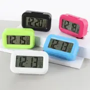Sleek Electronic Screen Clock with Date Display Snooze Mode and Night Light