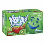 2 Boxes Kool-Aid Jammers Strawberry Kiwi Flavor 10 X 180ml/6.1oz Fresh Delicious