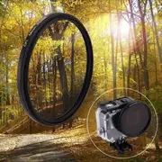 3-in-1 58mm Round Cpl Lens Filter for Gopro Hero7 / 6 / 5 with Cap