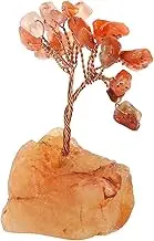 HOOTNEE Crystal Money Tree Ornament Crystal Tree Decor for Home and Office Natural Gemstone Tabletop Figurine for Prosperity and Fortune Elegant Decorative Accent for Study and Meeting