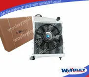 ALUMINUM RADIATOR for AUSTIN MINI/ROVER COOPER/MORRIS ALL MODELS 1967-1991 & FAN (for: Morris)