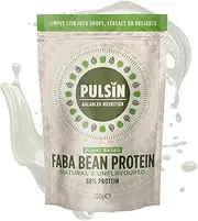 Pulsin Faba Bean Plant-Based Protein Powder Gluten Free Vegan, 250g