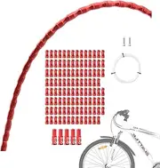 Bicycle Cable Housing - Road Bicycle Shifter Brake | Aluminum Alloy Cable, 3.61ft Bike Brake -Shifter Cable Housing Set, Bikes Replacemen-t Accessory