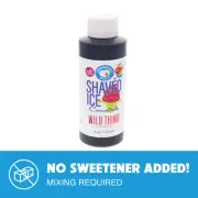 Hypothermias WILD THING Flavor Syrup Snow Cone machine Concentrate UNSWEET