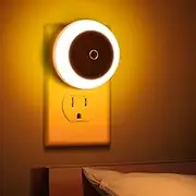 VIPMOON 4Pack LED Night Lights Plug in, Auto Dusk to Dawn Sensor, Plug in Night Lights, Indoor Kid Baby Sensor Night Light for Bedroom, Bathroom, Wall, Stairs, Cabinet, Hallway. AU Plug Amber