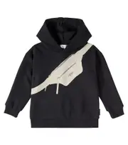 [Marc Jacobs Kids] Marc Jacobs Kids Printed cotton-blend hoodie Y 5 black