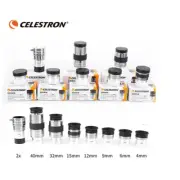 Celestron 1.25" Omni Plossl Series 4+6+9+12+15+32+40mm Eyepiece+2x Barlow Lens