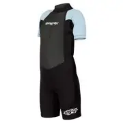 Hyperflex Acess Child's Backzip Springsuit, Black/Light Blue