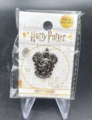 Harry Potter Wizarding World Gryffindor Crest Pewter Lapel Pin