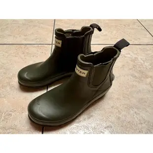 Hunter Boots  Original新版切爾西霧面踝靴/雨鞋 經典款 綠/深綠/墨綠