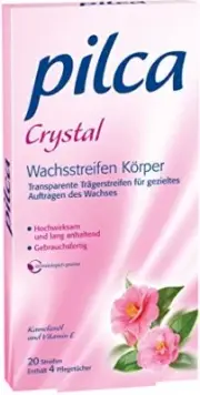 Pilca Cold Wax Strips for Body And Face Applicable 20 Piece