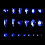 Crystal Rhinestones for Art Craft Mix Sizes Flatback for Salon