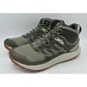 Merrell Women Size 11 Antora 3 Mid Lichen Waterproof Hiking Trail Running Shoes