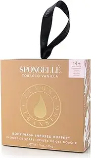 Spongellé Private Reserve Shower Body Wash Buffer Collection, Tobacco Vanilla