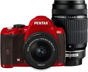 PENTAX Digital SLR Camera K-r W Zoom Kit Red/Brown 077 K-rWZK RD/BR077