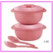 Tupperware Gourmet Server Set Spoon Blossom Sambal Dish