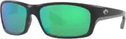 Costa Del Mar Men's Jose Pro Polarized Sunglasses Black/Green Mirrored 580G 62mm