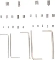 Alipis 240pcs Assorted Stainless Steel Head Screws Allen Key Compatible Easy to Use Screw Silver