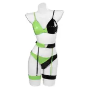 Lingerie for Women Cosplay Costume Outfits Party SwimSuit Kim Possible Shego