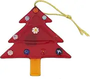 [Glass Of Venice] Murano Glass Christmas Tree Ornament - Red