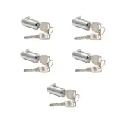 5 Dimple Cylinder Plug Brass Lock Vending T handle KEYED ALIKE Dixie Narco