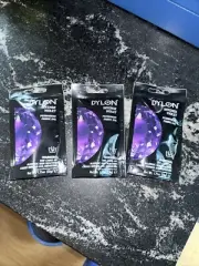 Dylon Fabric Dye Intense VIOLET 1.75 oz Lot of 3 Pouches Tie Dye Clothing
