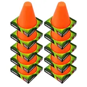 Summit Global 40pk Marker Cones Soccer Football Orange Sport Fitness Training
