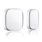 Wireless Chime Music Doorbell Transmitter + Receiver 110dB 4 Levels Voice Control Wireless Doorbell