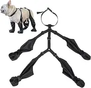 Dog Paw Boot Leggings Anti-Slip,Dog Boot Leggings,Suspenders Dog Snow Boots Cat Shoe,Protective Dog Leg Covering,for Winter, Summer, Snow Hiking