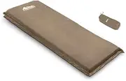 Weisshorn Single Size Self Inflating Matress Mat Joinable 10cm Thick Coffee