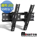 【HE MOUNTOR】俯角自由可調式壁掛架/電視架-適用55吋以下LED(MF4020)