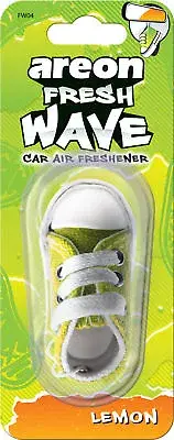 Original Areon Air Freshener Fresh Wave Shoes Car Scent Perfume Lemon