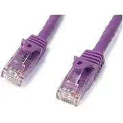 StarTech 2m Cat6 Gigabit Snagless RJ45 UTP Patch Cable (M/M), Purple - N6PATC2MPL