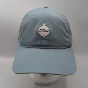 NEW Titleist Montauk Breezer Golf Hat Gold Oaks Golf Resort Light Blue Strapback