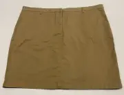 Ladies size 26 CARGO CREW Todd Chino Camel Skirt - *NEW*