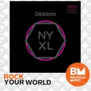 D'Addario NYXL0980 Electric Guitar Strings 8-Str Nickel Wound 9-80 Super Light
