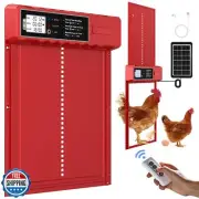 FabStyl Automatic Chicken Coop Door Solar Powered with XL Large Size 10.8″x 1