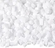 SOFPLATE 500Pcs Box Filler Foam Small Square Foam Blocks White 0.43 Inch Jelly Cube Block Mini Bead Craft Filling Accessories for Art Vase Filler Bean Bag Craft DIY Wedding Holiday Party Decoration