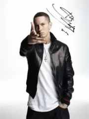 Eminem Slim Shady Music Autograph Signed Autographed Photo Poster Memorabilia A4
