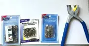 NEW Snaps with Fasteners Tool Pressing Studs Prong Pliers