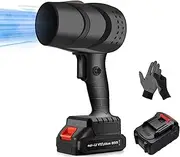 Cordless Leaf Blower, Electric Compressed Air Duster, Portable Blower Leaf Fan, Leaf Blower with Battery and Charger, Stepless Speed Air Duster for Outdoor Car, Ice, Snow, Frost