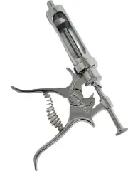 Premium Veterinary Syringe Gun Livestok Cow, Horse Multidose Injector 30ML