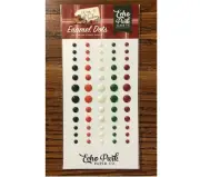1 Pack of Echo Park Paper A COZY CHRISTMAS Decorative Enamel Dots